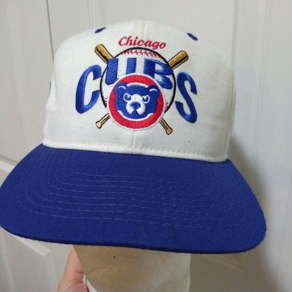 Unique Vintage Other - Vtg Chicago Cubs MLB Baseball #1 Apparel Cap Hat New Era Made in USA
